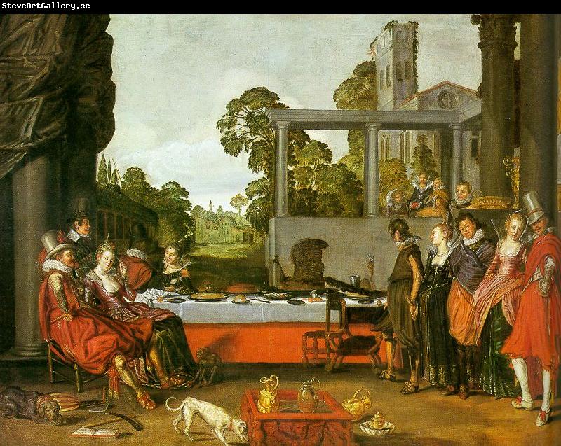 BUYTEWECH, Willem Banquet in the Open Air